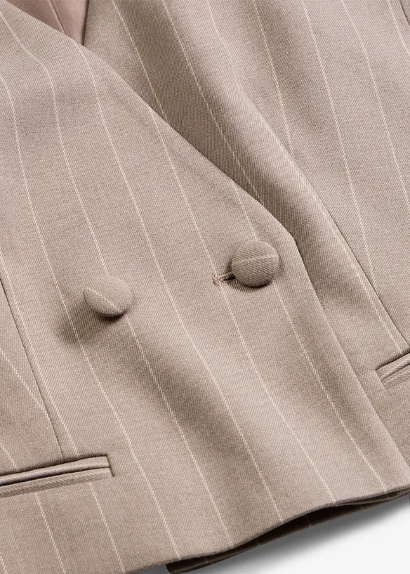 Kostuumgilet met krijtstrepen, bonprix