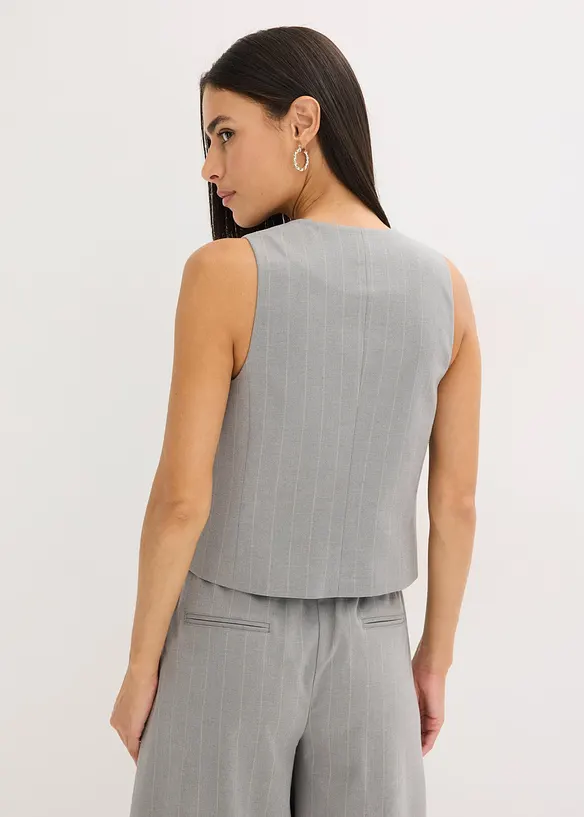 Kostuumgilet met krijtstrepen, bonprix