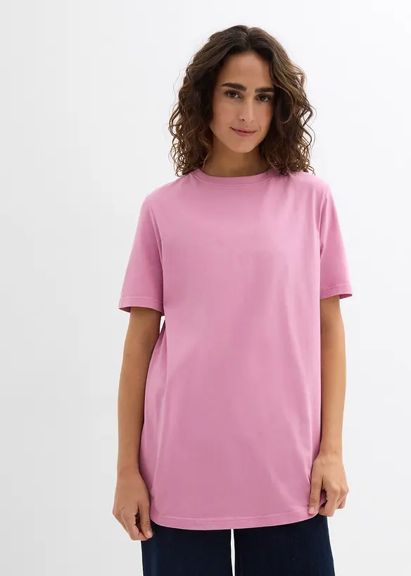 Longshirt van biologisch katoen (set van 2), bonprix