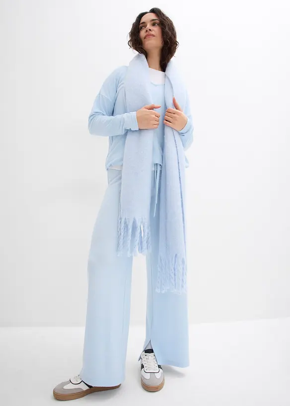 Jersey broek in gebreide look, bonprix