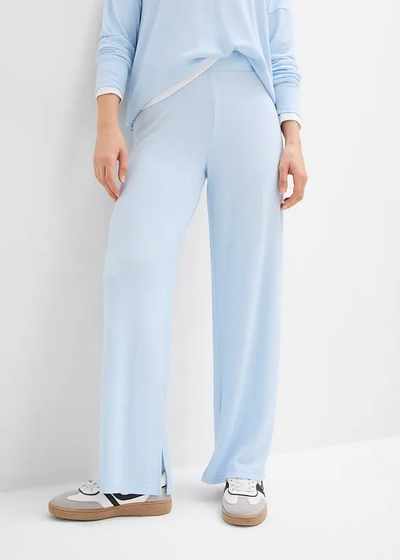 Jersey broek in gebreide look, bonprix