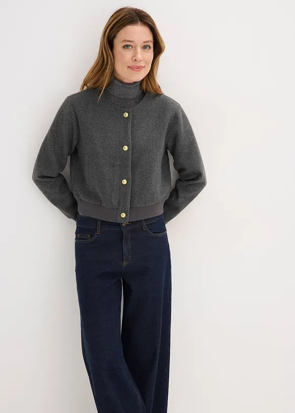 Boucl&eacute; bomber, bonprix