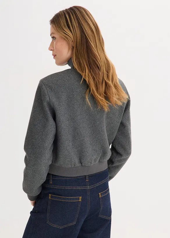 Boucl&eacute; bomber, bonprix