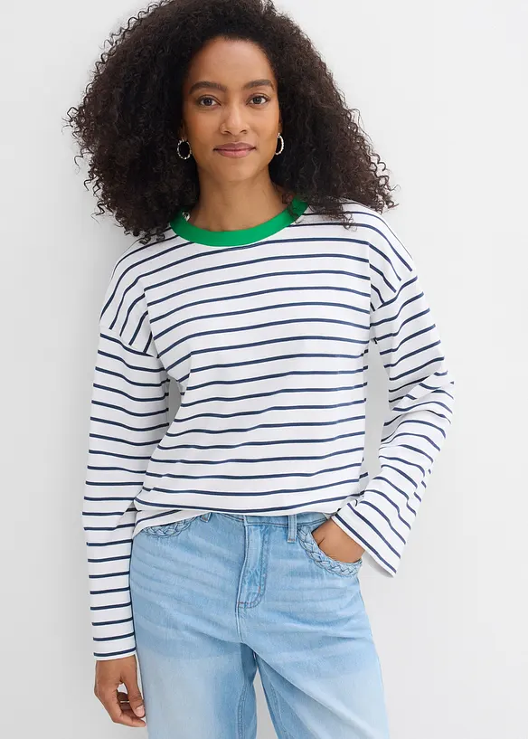 Longsleeve van biologisch katoen, bonprix