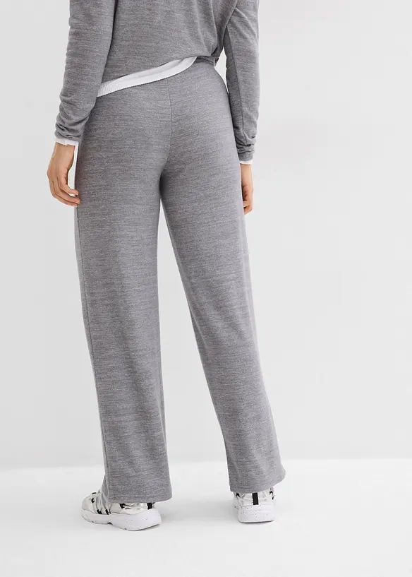 Jersey broek in gebreide look, bonprix