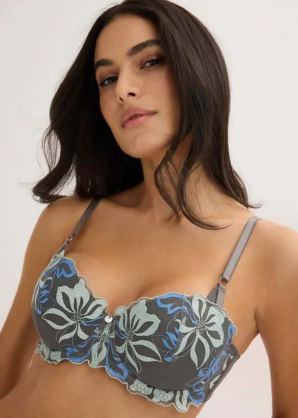 Balconette bh met elegant borduursel, bonprix