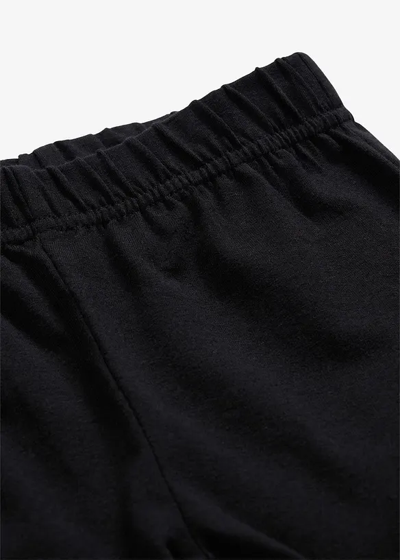 Legging van een elastische katoenmix (set van 3), bonprix