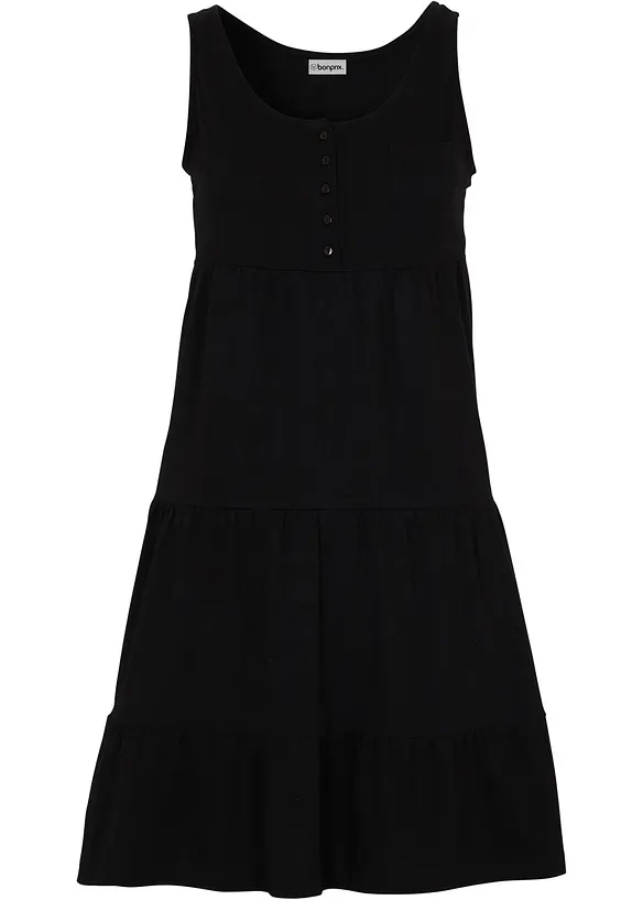 Jurk van katoen-jersey, kort, bonprix