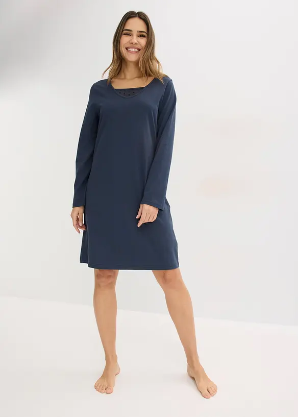 Nachthemd van zacht katoen, bonprix