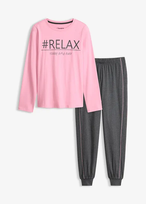 Pyjama van zacht katoen, bonprix