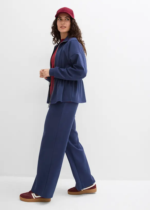 Sweatvest van zacht scuba, bonprix