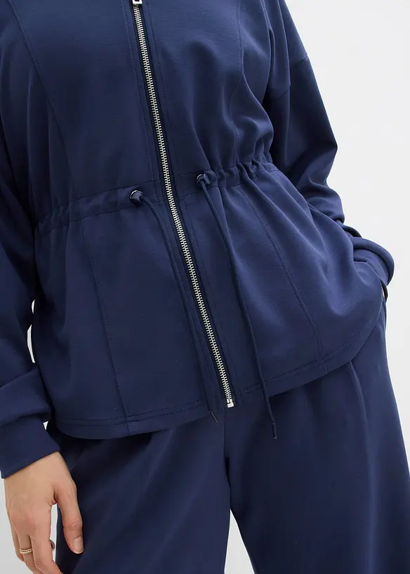 Sweatvest van zacht scuba, bonprix