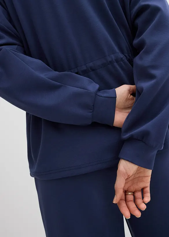 Sweatvest van zacht scuba, bonprix