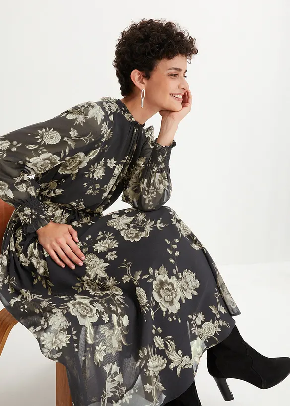 Chiffon jurk, bonprix