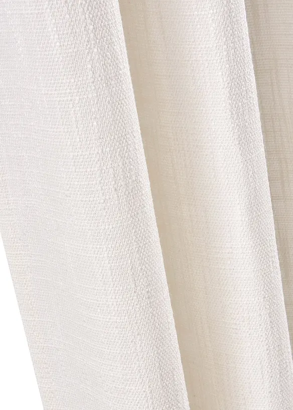 Ondoorzichtig gordijn met structuur (1 stuk), bonprix