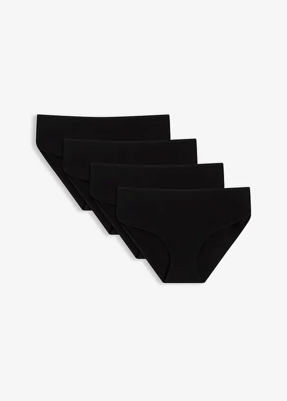 Maxi hipster met biologisch katoen (set van 4), bonprix