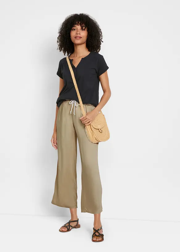 Katoenen shirt, korte mouw, bonprix