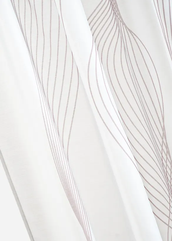 Gordijn met golvend motief (1 stuk), bonprix