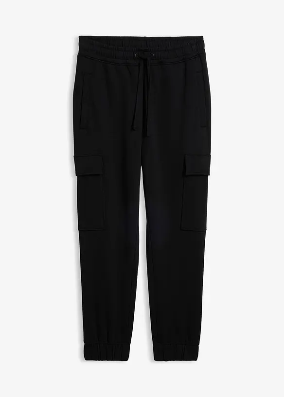 Joggingbroek met cargozakken, loose fit, bonprix