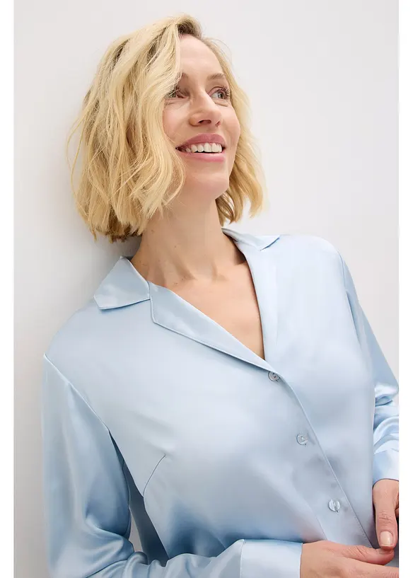 Blouse van prachtig satijn, bonprix
