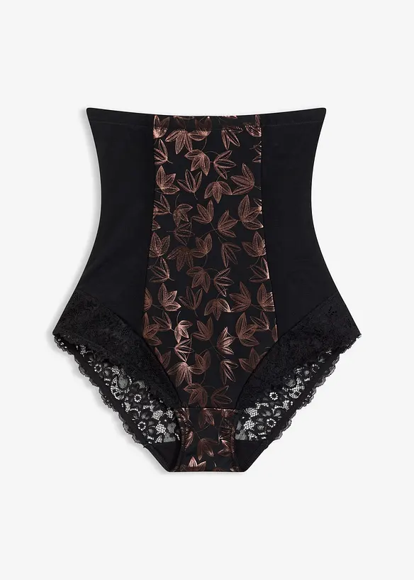 Sterk corrigerende high waist slip met glanseffect, bonprix