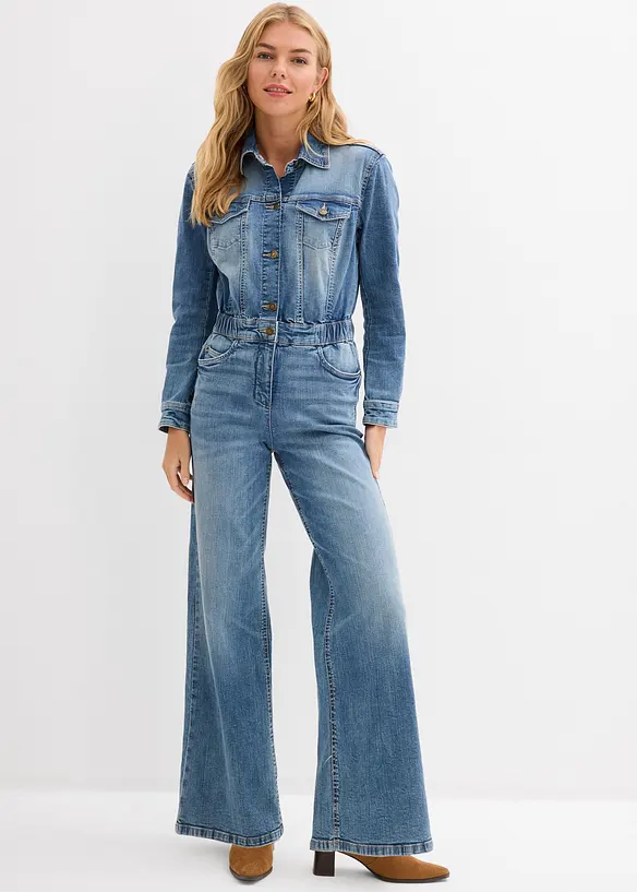 Jeans jumpsuit, bonprix