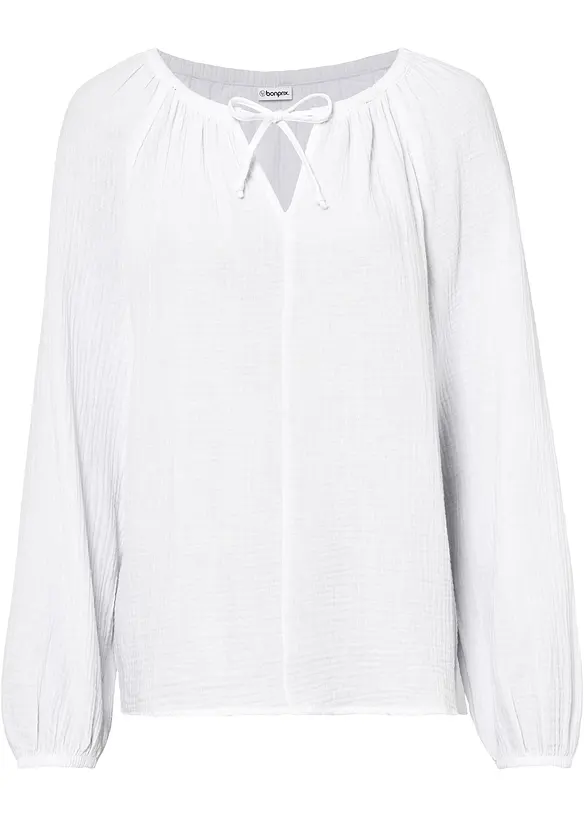 Blouse van luchtige mousseline, bonprix
