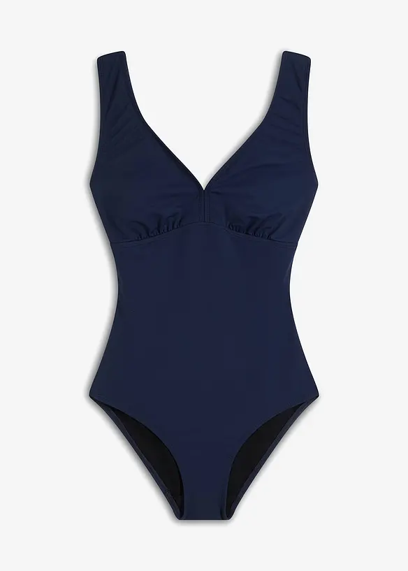 Corrigerend badpak met V-hals, sterk corrigerend, bonprix
