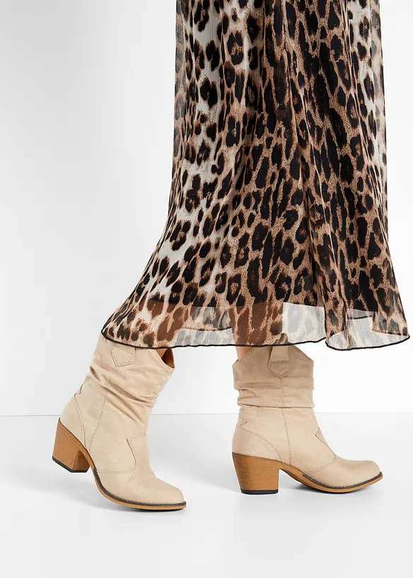 Cowboylaarsjes met plooitjes, bonprix