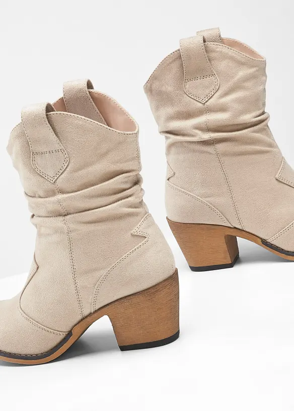 Cowboylaarsjes met plooitjes, bonprix