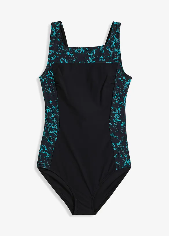 Corrigerend badpak met virekante hals, medium corrigerend, bonprix