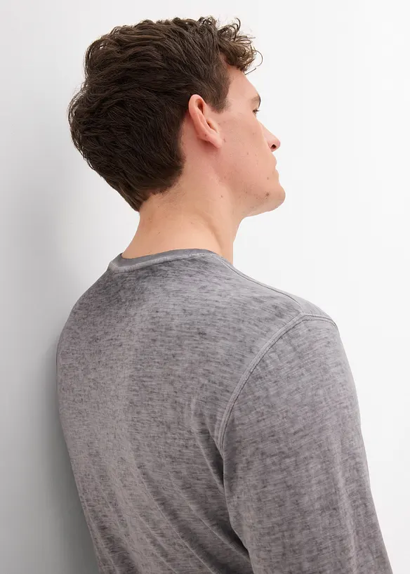 Longsleeve van biologisch katoen (set van 2), bonprix