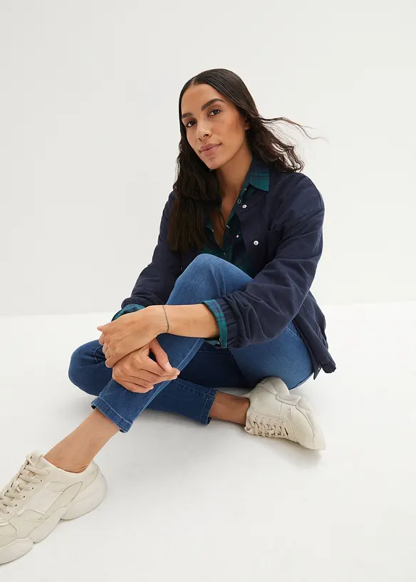 Corrigerende slim fit jeans, high waist, bonprix