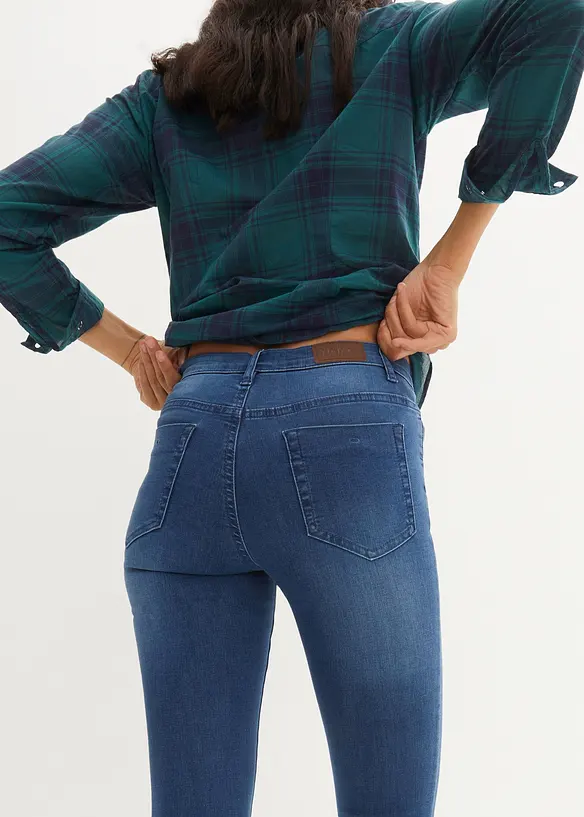 Corrigerende slim fit jeans, high waist, bonprix