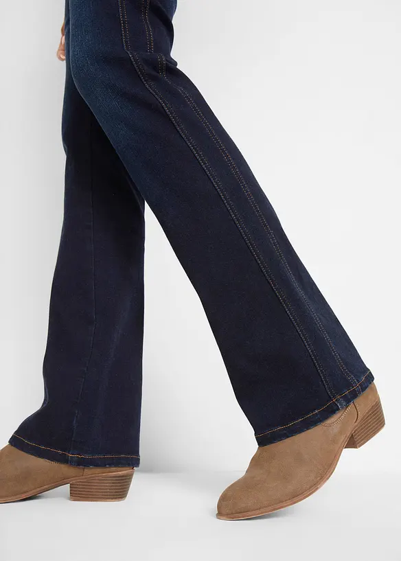 Corrigerende bootcut jeans, high waist, bonprix