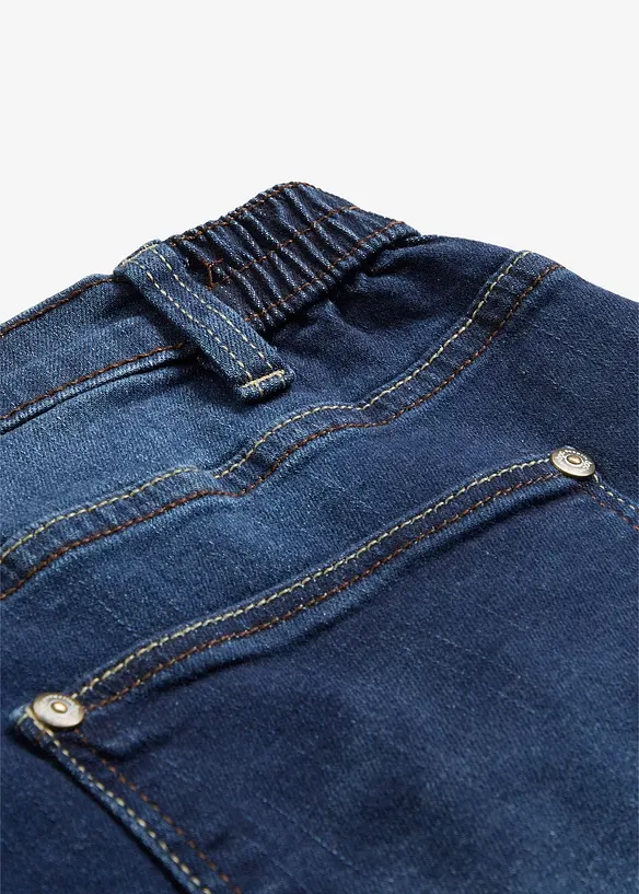 Stretch boyfriend jeans, mid waist, bonprix