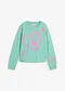 mint/lilapink met print