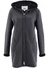 Sweatvest met capuchon en teddy, bonprix