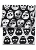 Handdoek met doodskoppen, bonprix