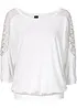 Oversized shirt in een viscosemix, bonprix