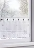 Valletje met geborduurde sneeuwvlokken, bonprix