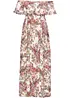 Carmen jurk van soepele viscose, bonprix