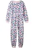 Meisjes pyjama onesie van biologisch katoen, bonprix