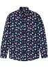 Overhemd met kerstprint, lange mouw, bonprix