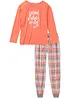 Pyjama met oversized shirt (2-dlg. set), bonprix