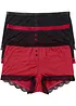 Microvezel dames boxer (set van 3), bonprix