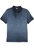 Piqué poloshirt in washed out used look, bonprix