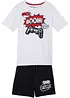 T-shirt en bermuda van biologisch katoen (2-dlg. set), bonprix