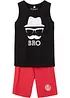 Jongens tanktop en korte broek van biologisch katoen (2-dlg. set), bonprix