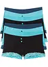 Dames boxer (set van 4), bonprix